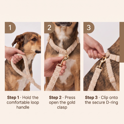 "The Aristopup" Bouclé Leash